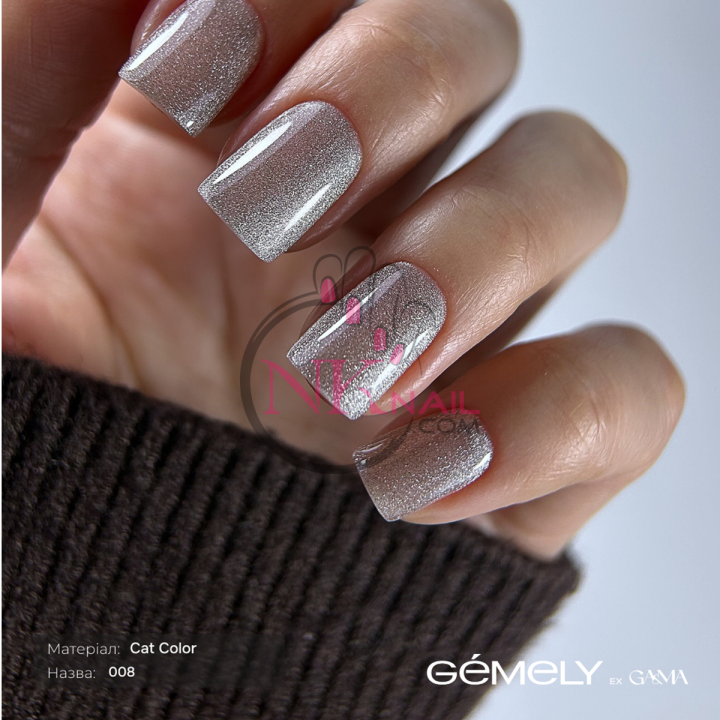 Гель-лак Gemely Cat color №008, 6 мл HEMA/TPO free